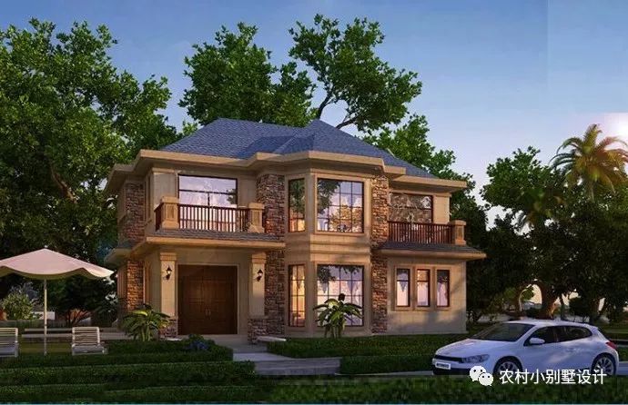 12.5x11米農村二層小別墅設計圖，這款是爆款，建好后很漂亮