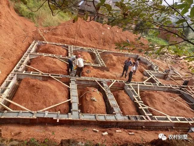 30萬(wàn)老家自建二層小別墅施工過程直播，附圖紙