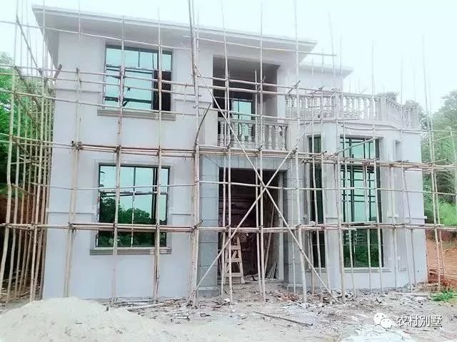 30萬(wàn)老家自建二層小別墅施工過程直播，附圖紙