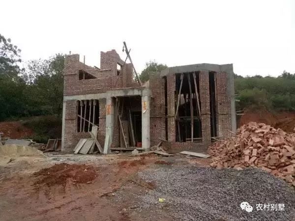 30萬(wàn)老家自建二層小別墅施工過程直播，附圖紙