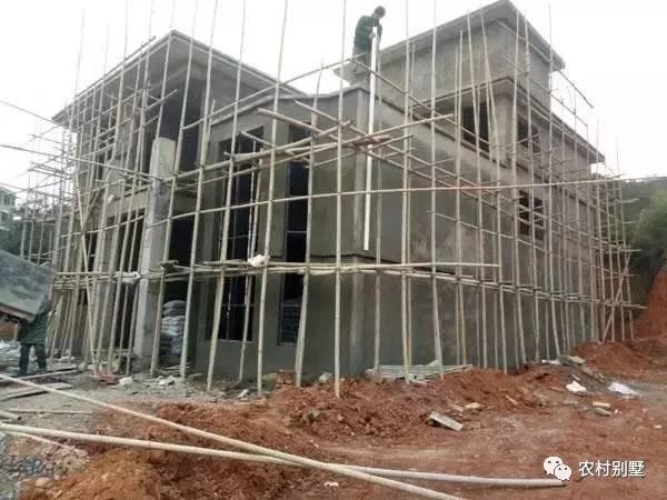 30萬(wàn)老家自建二層小別墅施工過程直播，附圖紙