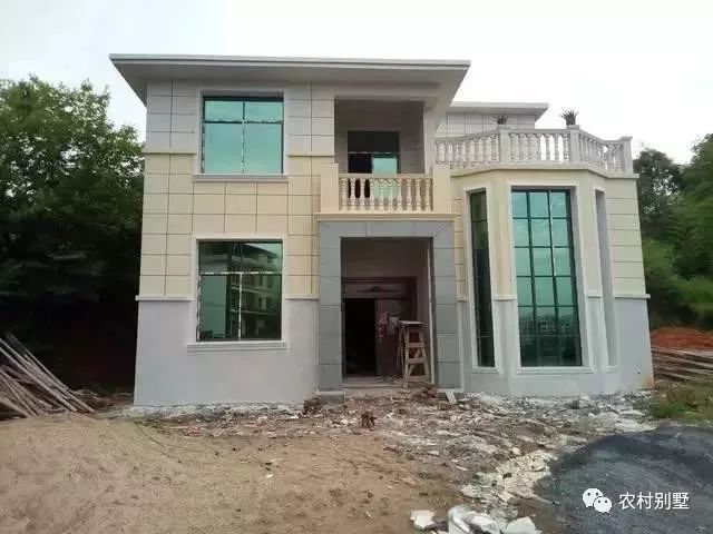 30萬(wàn)老家自建二層小別墅施工過程直播，附圖紙