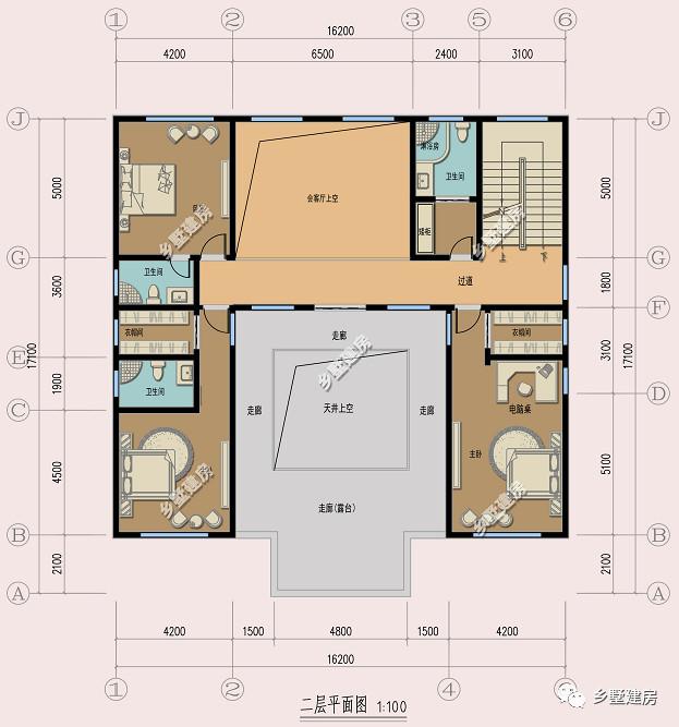 三層四合院式農(nóng)村自建房，大氣美觀，內(nèi)部結(jié)構(gòu)舒適寬敞，適合商用兩住，你值得擁有！