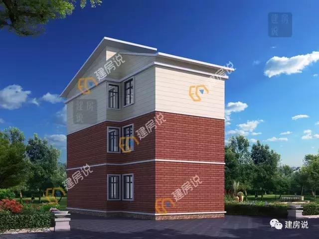 最經(jīng)典的二層農(nóng)村小戶型別墅設計圖，7x14米，美觀造價也低，你不打算建一套這樣的嗎？