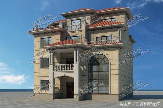 超級耐看的四層別墅設計圖，簡約時尚，不易過時，實景+效果圖+平面圖+裝修圖，完美！