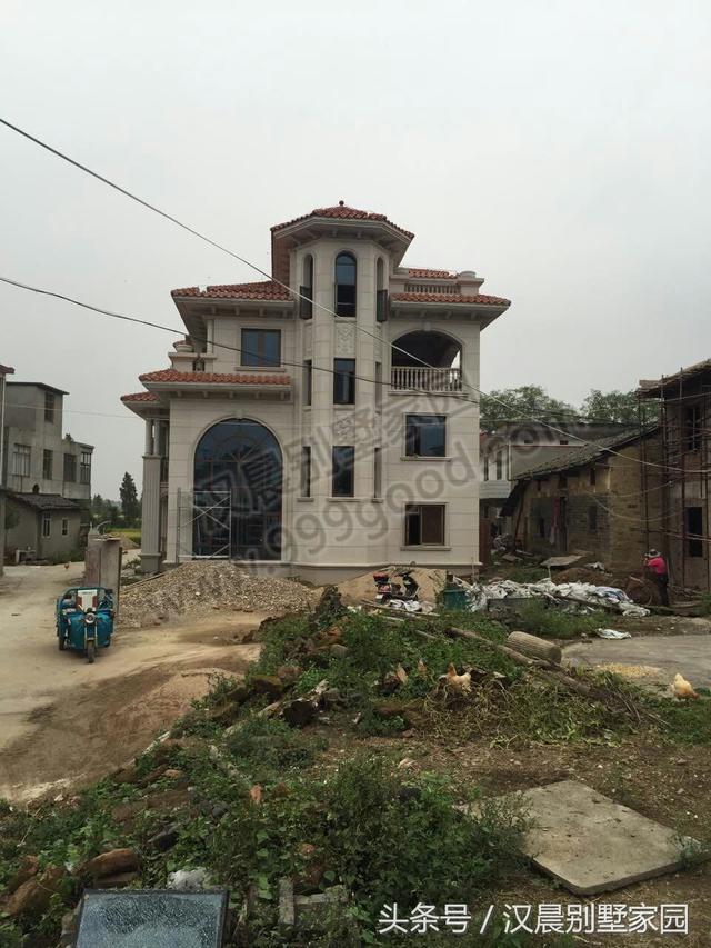 超級耐看的四層別墅設計圖，簡約時尚，不易過時，實景+效果圖+平面圖+裝修圖，完美！