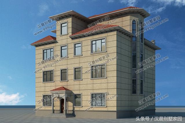 超級耐看的四層別墅設計圖，簡約時尚，不易過時，實景+效果圖+平面圖+裝修圖，完美！