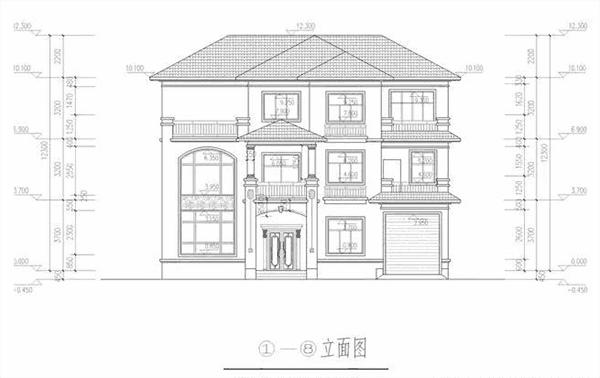 三層農(nóng)村別墅設計圖，造價35萬左右，設計感一流，簡單實用，分區(qū)明確