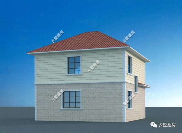 二層別墅設(shè)計圖，方正精致，美觀舒適，符合生活習(xí)慣