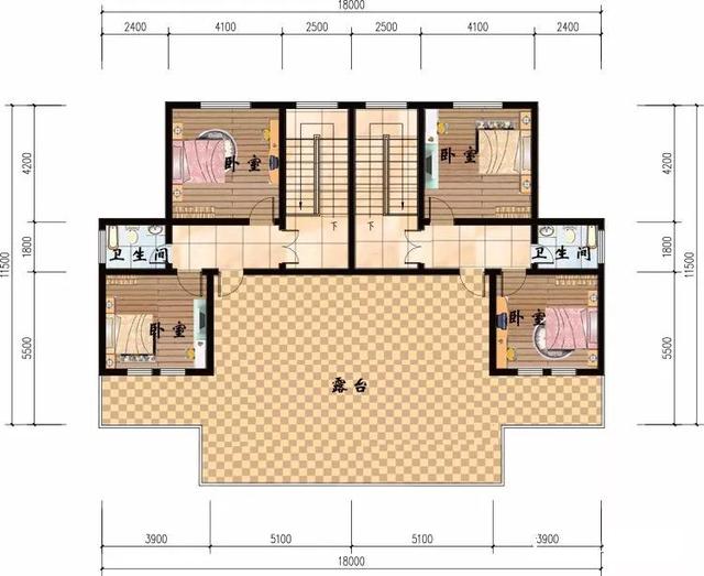 5款兄弟雙拼別墅設(shè)計圖，漂亮實(shí)用，節(jié)省造價，建一棟倍兒有面子