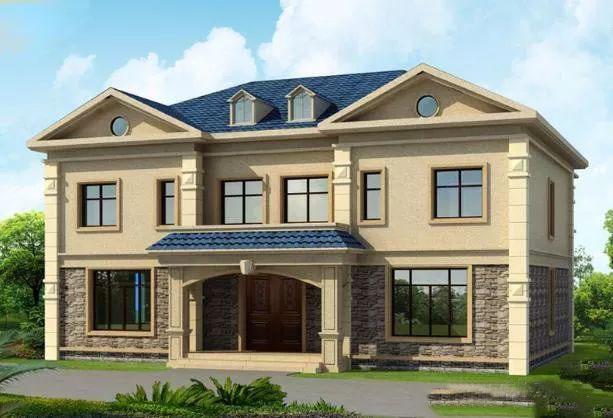 5款兄弟雙拼別墅設(shè)計圖，漂亮實(shí)用，節(jié)省造價，建一棟倍兒有面子