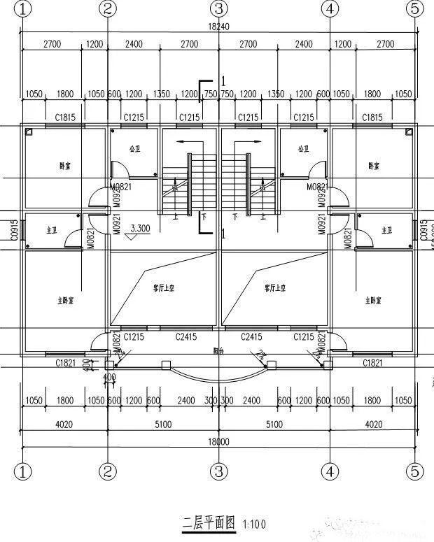 5款兄弟雙拼別墅設(shè)計圖，漂亮實(shí)用，節(jié)省造價，建一棟倍兒有面子