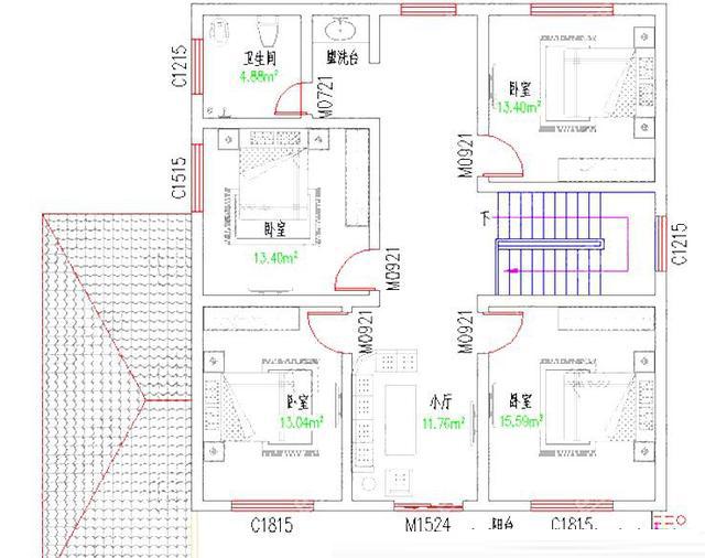 農(nóng)村二層別墅設(shè)計(jì)圖，占地140平方米左右，施工難度也不高，比較符合農(nóng)村的建房需求