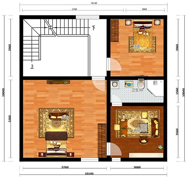 一層半農(nóng)村自建房設(shè)計(jì)圖，看適不適合你家