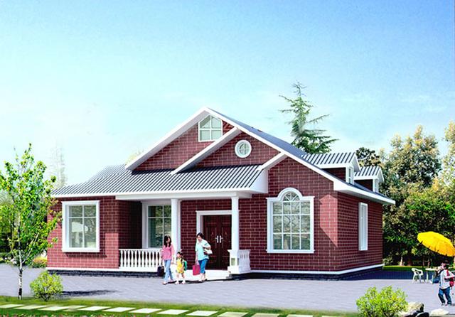 一層半農(nóng)村自建房設(shè)計(jì)圖，看適不適合你家