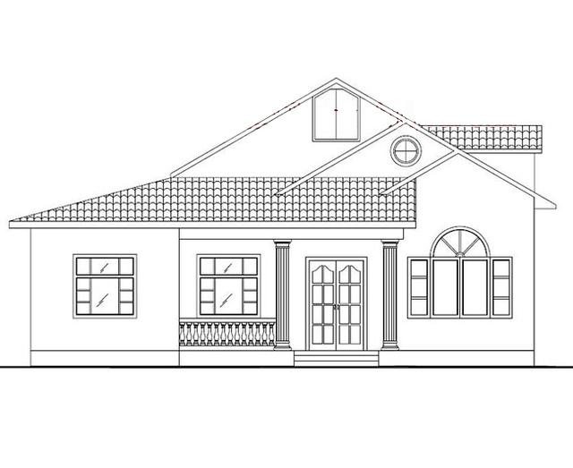 一層半農(nóng)村自建房設(shè)計(jì)圖，看適不適合你家