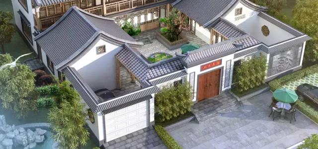 中式農(nóng)村別墅設(shè)計(jì)圖，低調(diào)奢華有內(nèi)涵，含蓄與精致并存。，這樣的房子永不過(guò)時(shí)！