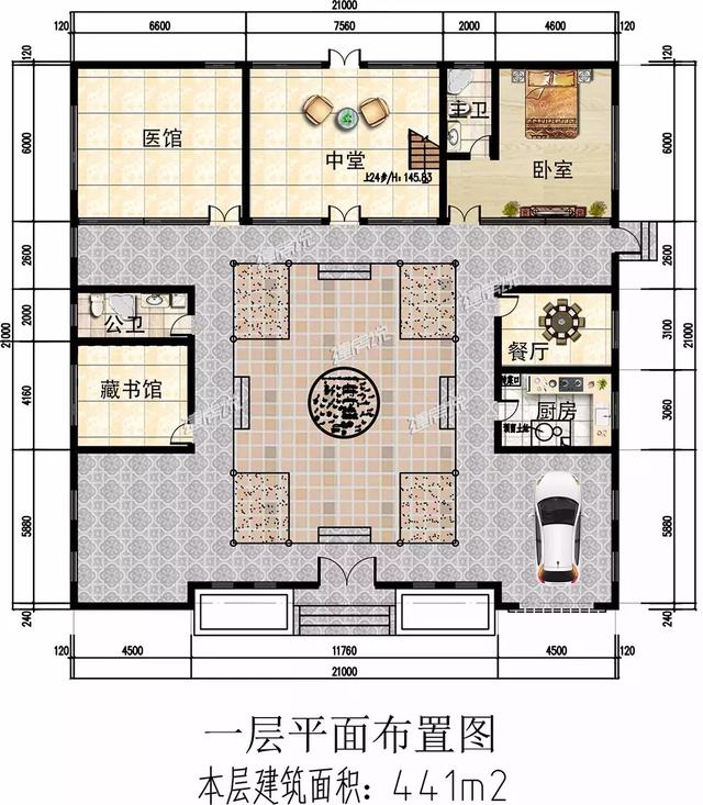 中式農(nóng)村別墅設(shè)計(jì)圖，低調(diào)奢華有內(nèi)涵，含蓄與精致并存。，這樣的房子永不過(guò)時(shí)！