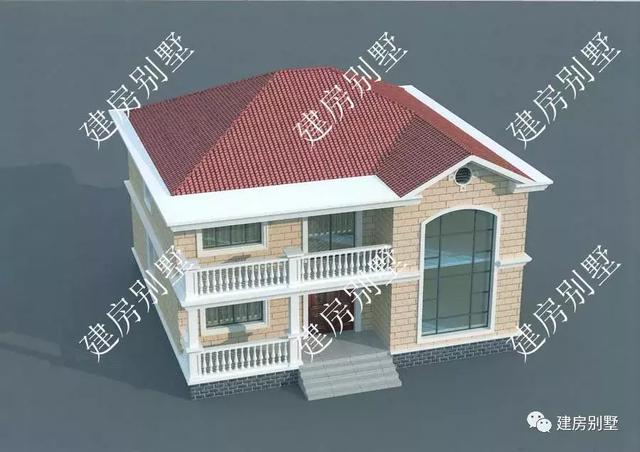 兩款二層農(nóng)村自建房，外觀精致，布局大氣，尤其是第二棟真的很洋氣了。