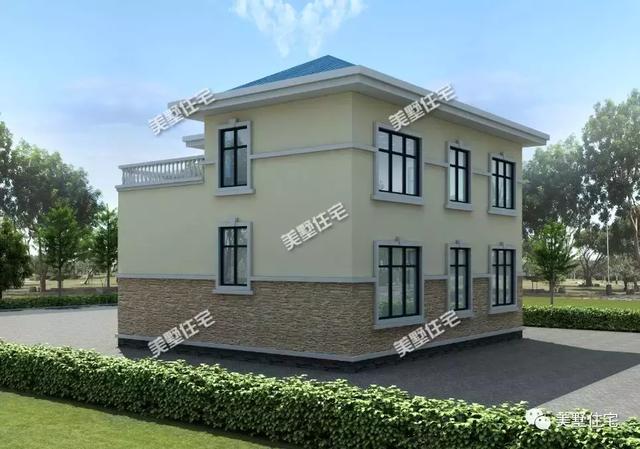 二層復(fù)式小別墅設(shè)計圖，經(jīng)濟(jì)又實(shí)用，農(nóng)村建房最受歡迎的一款。