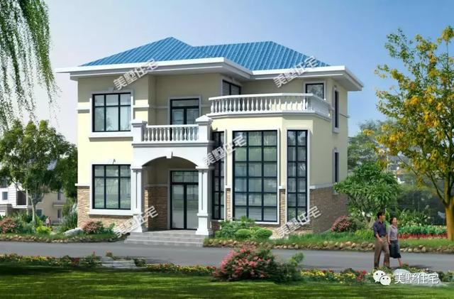 二層復(fù)式小別墅設(shè)計圖，經(jīng)濟(jì)又實(shí)用，農(nóng)村建房最受歡迎的一款。