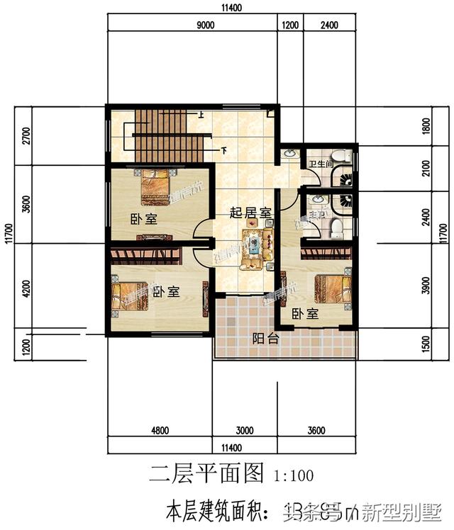 現(xiàn)代三層農(nóng)村別墅設(shè)計(jì)圖，好看又實(shí)惠，只要40萬(wàn)，很適合建在山水環(huán)繞、靜謐的鄉(xiāng)村。