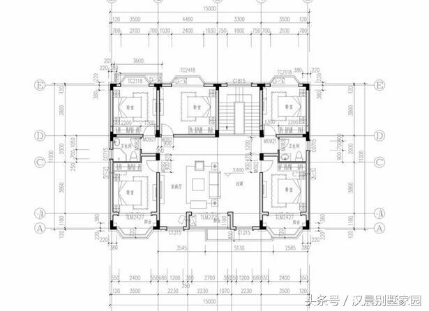 3款帶飄窗農村2層別墅設計圖，在農村要求經濟的條件下，不失為一個很好的建房選擇