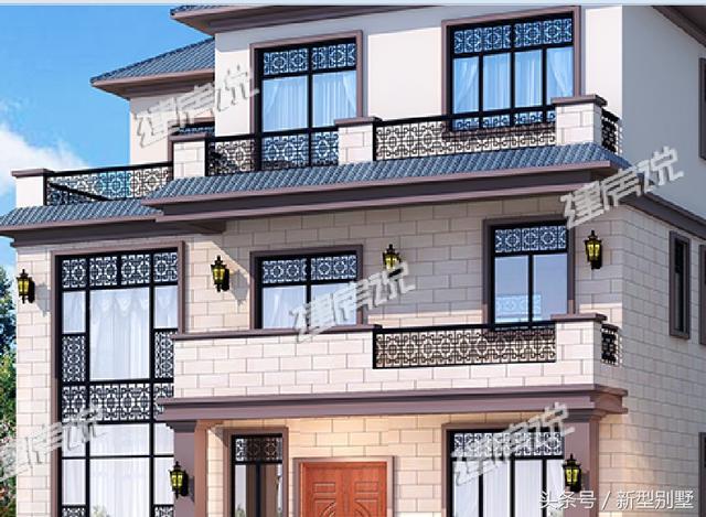 三層農(nóng)村別墅設(shè)計(jì)圖，帶電梯車庫(kù)酒窖，這樣的戶型算是很豪華了