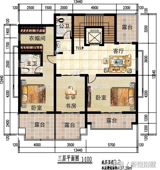 三層農(nóng)村別墅設(shè)計(jì)圖，帶電梯車庫(kù)酒窖，這樣的戶型算是很豪華了