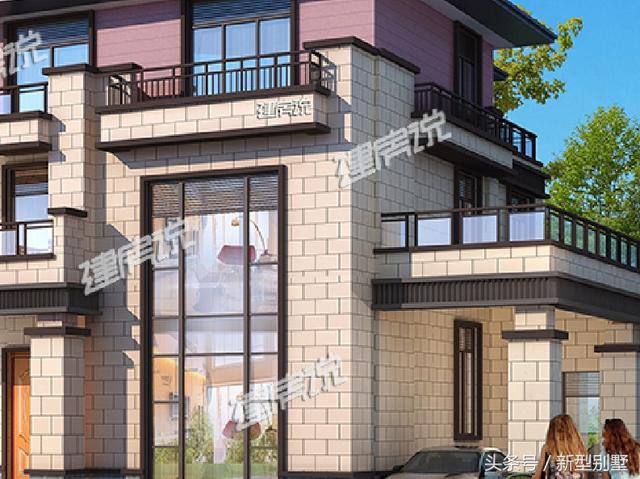 三層農(nóng)村別墅設(shè)計(jì)圖，帶電梯車庫(kù)酒窖，這樣的戶型算是很豪華了