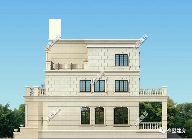 農(nóng)村雙拼自建房設(shè)計(jì)圖，外型大氣美觀，霸氣十足，兄弟住在一起還能有個(gè)照應(yīng)