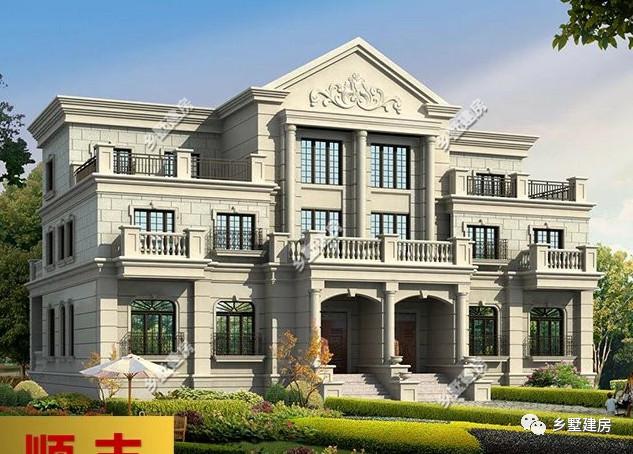 農(nóng)村雙拼自建房設(shè)計(jì)圖，外型大氣美觀，霸氣十足，兄弟住在一起還能有個(gè)照應(yīng)