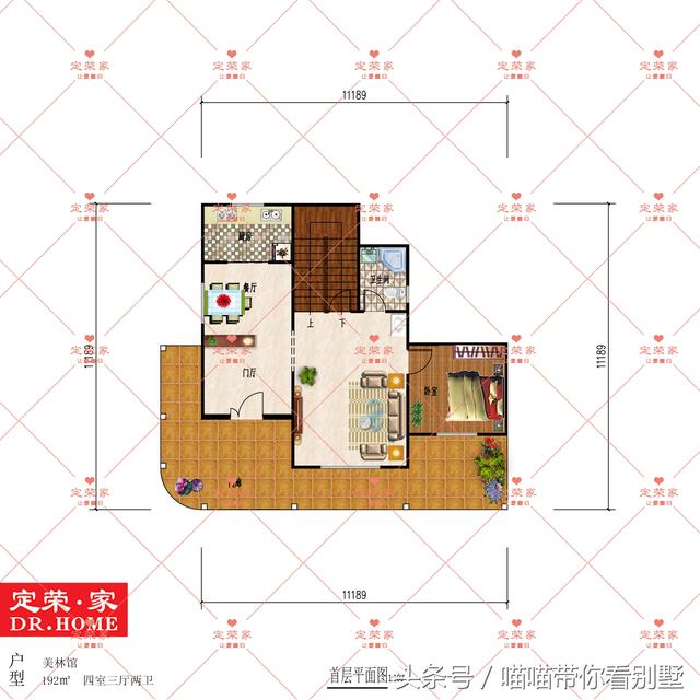 4款二層鄉(xiāng)村別墅戶型設(shè)計(jì)圖，看看哪套合你口味