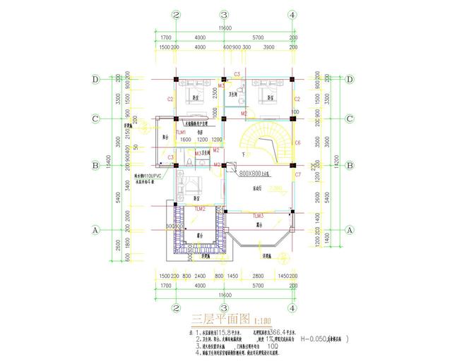 三層復(fù)式別墅設(shè)計圖帶車庫，帶屋頂花園，非常適合農(nóng)村自建