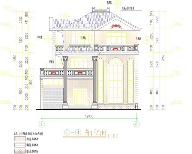 三層復(fù)式別墅設(shè)計圖帶車庫，帶屋頂花園，非常適合農(nóng)村自建