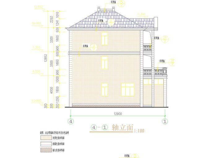 三層復(fù)式別墅設(shè)計圖帶車庫，帶屋頂花園，非常適合農(nóng)村自建