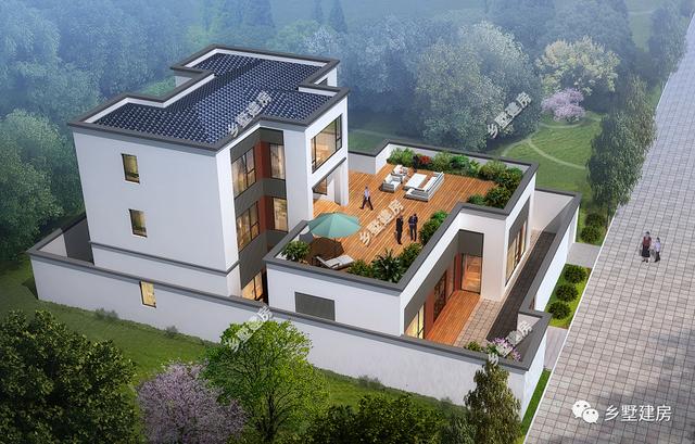 想建農村別墅，來看看這款別墅設計圖，比城里的別墅還要美！