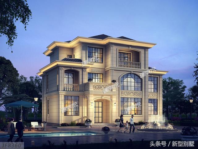小面積也能建大氣豪華歐式別墅?。?！