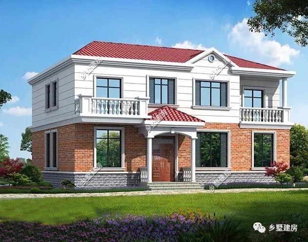 農(nóng)村二層別墅設(shè)計(jì)圖，棋牌室大陽臺(tái)閑暇時(shí)可以打牌種植花草，建上一套，與家人一起，過慢節(jié)奏的生活！