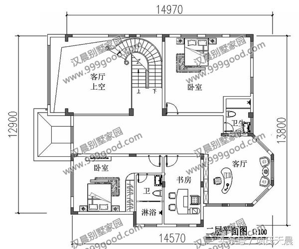 九套別墅設計圖，每套都是經典戶型，讓你一次看過癮