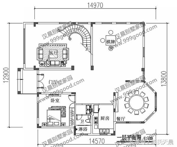 九套別墅設計圖，每套都是經典戶型，讓你一次看過癮