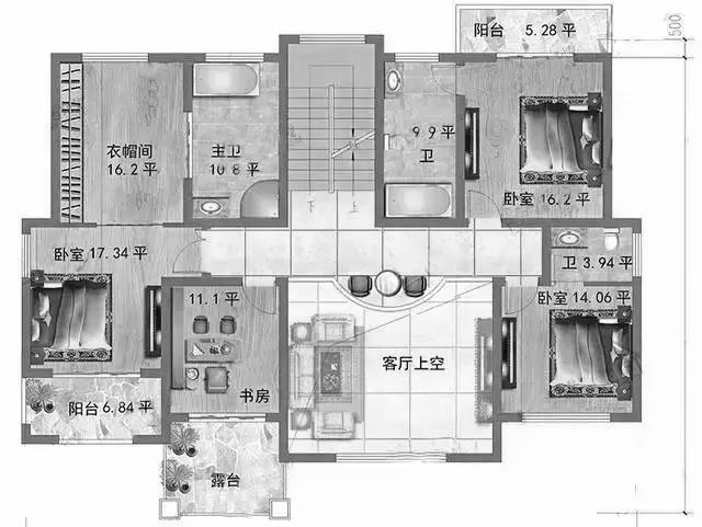 帶健身廳+豪華套房三層別墅設(shè)計(jì)圖，造價(jià)不高，一起來(lái)欣賞。