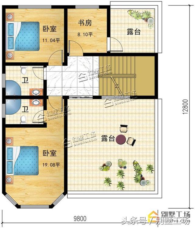 占地120平農村自建別墅設計圖，簡單易建、美觀耐看、舒適實惠