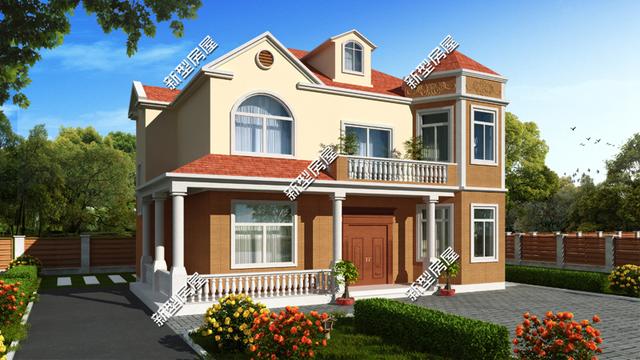 4款二層別墅設(shè)計(jì)圖，現(xiàn)在大多人都喜歡建二層別墅，經(jīng)濟(jì)又實(shí)用