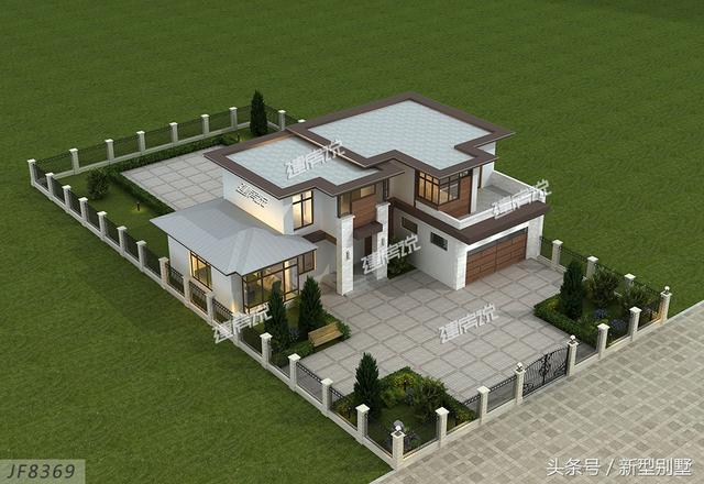 這款現(xiàn)代風(fēng)別墅設(shè)計圖火了，占地面積167平方，人人看了都想建