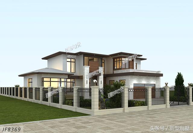 這款現(xiàn)代風(fēng)別墅設(shè)計圖火了，占地面積167平方，人人看了都想建