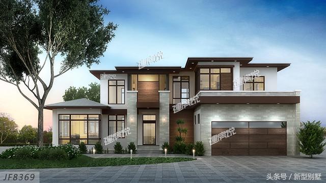 這款現(xiàn)代風(fēng)別墅設(shè)計圖火了，占地面積167平方，人人看了都想建