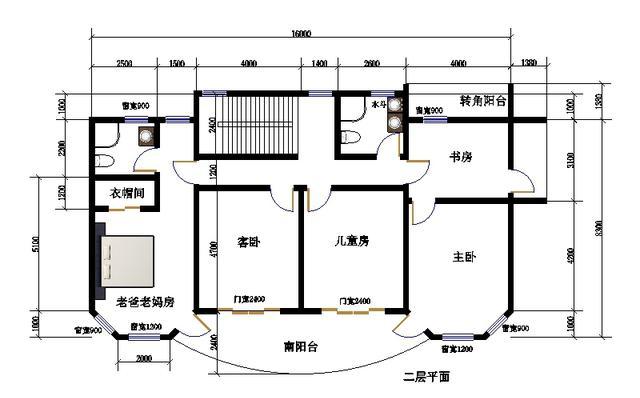 2款歐式二層農(nóng)村別墅戶型設計施工效果圖，簡單易建，美觀時尚