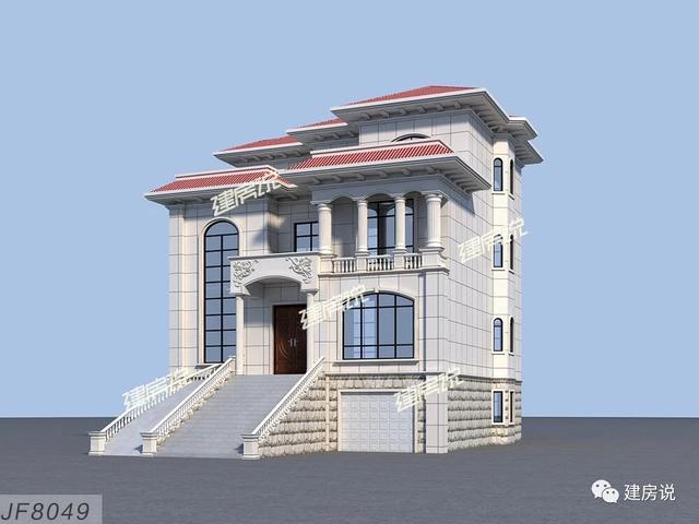 帶露天泳池和地下車庫的別墅設(shè)計圖，開啟精彩豐富生活