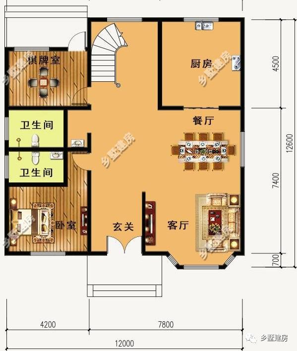 兩款優(yōu)秀的農村別墅設計圖，喜歡就建起來